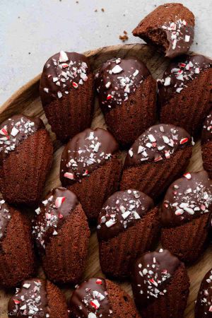 Recette Chocolate Peppermint Madeleines