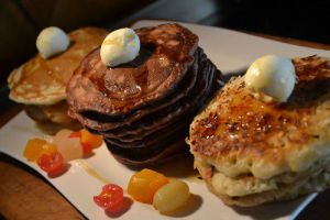 Recette Trio de Pancakes Nature-Chocolat-Coco