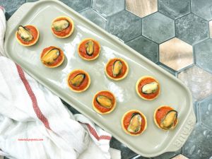 Recette Bouchées crème piquillos moule