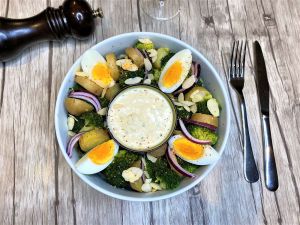 Recette Salade de brocoli, pommes de terre et œufs durs