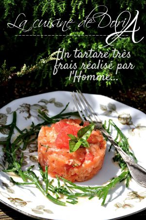 Recette Tartare de saumon au pamplemousse