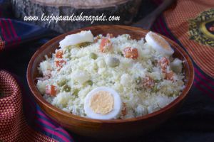 Recette Couscous kabyle aux légumes à la vapeur ( tchiw tchiw)