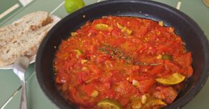 Recette Confit de poivrons rouges kapia au citron vert