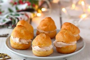 Recette Choux à la crème de saumon