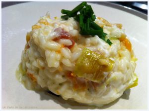 Recette Risotto haddock et poireau