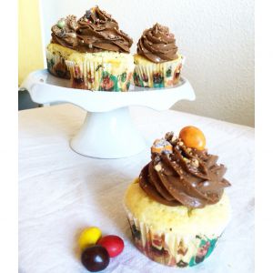 Recette Cupcake Nuttela-m&m's
