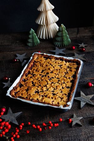 Recette Tarte Linzer avec un avant gout de Noël