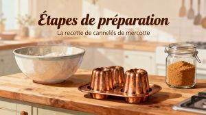 Recette Recette de cannelés de mercotte, un délice à réaliser