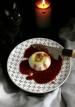 Recette Panna Cotta d’Halloween (Œil de Monstre)