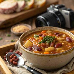 Recette Amish Snow Day Soup – Hearty Bean Recipe