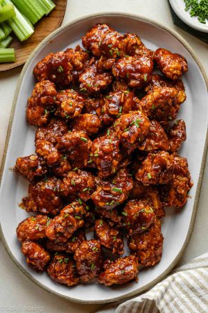 Recette Baked Honey BBQ Chicken Bites