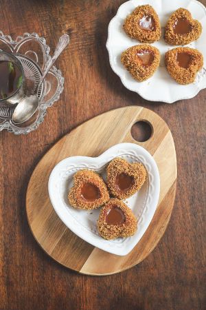 Recette Sablé coeur pain d'épices