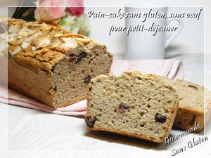 Recette Pain-cake VEGAN sans gluten, sans oeuf pour petit-déjeuner