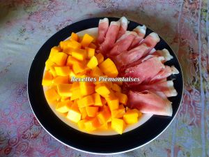 Recette Jambon aux fruits