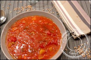 Recette Soupe de tomates à l’épeautre