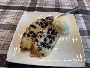 Recette Gâteau citron et bleuets (à la friteuse à air)