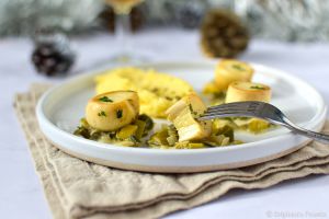 Recette Pleurotes du panicaut façon Saint-Jacques