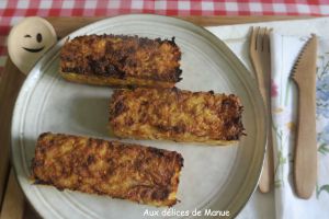 Recette Lingots de riz et courgette au chèvre frais et proscuitto