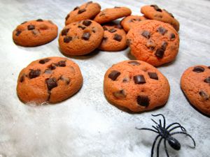 Recette Cookies orange chocolat [ Halloween ]