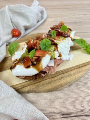 Recette Burrata toast