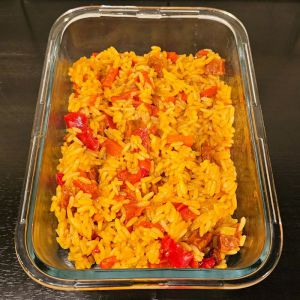 Recette Riz poivron chorizo