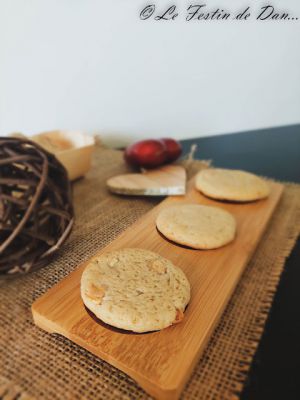 Recette Minis Cookies Fleur d'Oranger et Chocolat blanc