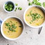 Recette Soupe de panais et poireau