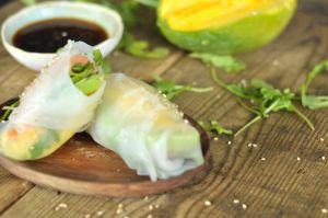 Recette Rouleau de printemps mangue avocat