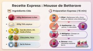 Recette Mousse betterave verrine : recette express et chic