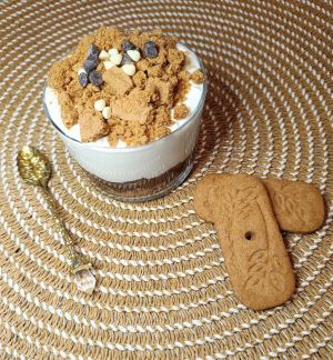 Recette Verrine aux spéculoos, pâte à tartiner et skyr