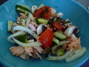 Recette Salade fenouil et saumon