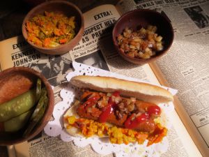 Recette Hot-Dogs Vegan et leur Garnitures (Achards)