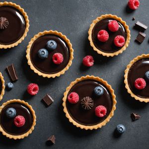 Recette Quels sont les secrets pour des tartelettes au chocolat noir intense?