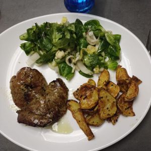 Recette Foies de lapin avec l'air fryer Ninja FOODI AF 400EU