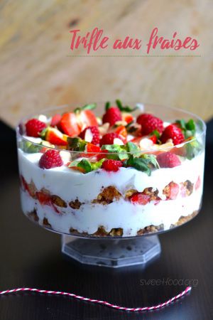 Recette Trifles aux fraises