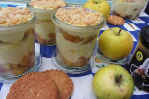 Recette Tiramisu aux pommes et caramel au beurre salé