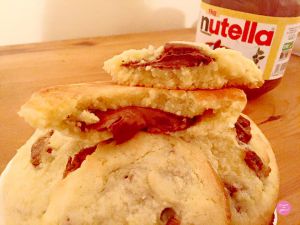 Recette Cookies Milka et Nutella