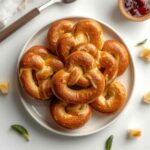 Recette Heart Shaped Soft Chewy Buttered Pretzels