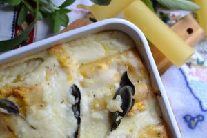 Recette Cannelloni à la courge, sauge et ricotta #végétarien