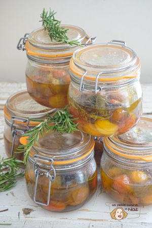Recette Conserves de tomates cerises à l’huile d’olive