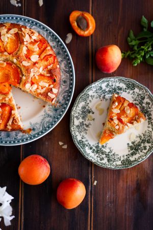 Recette Gâteau italien aux abricots (sans beurre)
