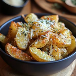 Recette Pommes de Terre Ail Parmesan : Recette Délicieuse