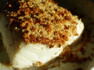 Recette Dos de cabillaud en crumble de noix