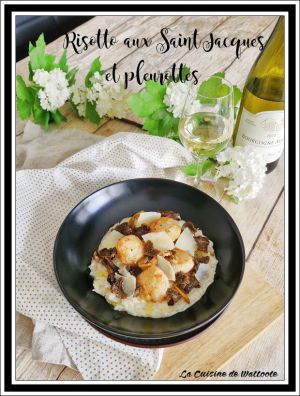 Recette Risotto aux Saint Jacques et pleurotes