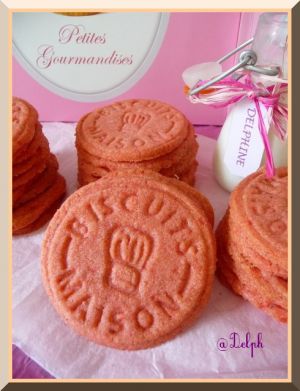 Recette Sablés aux pralines roses