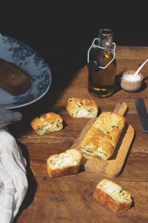 Recette Cake courgette feta