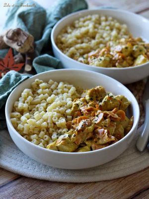 Recette Sauté de poulet aux carottes