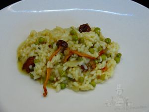 Recette Risotto petits pois, chanterelles