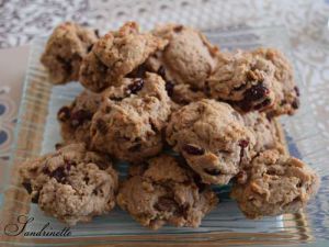 Recette Cookies de Noël à la crème de marrons, fruits secs et chocolat