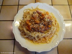 Recette Spaghettis à la napolitaine